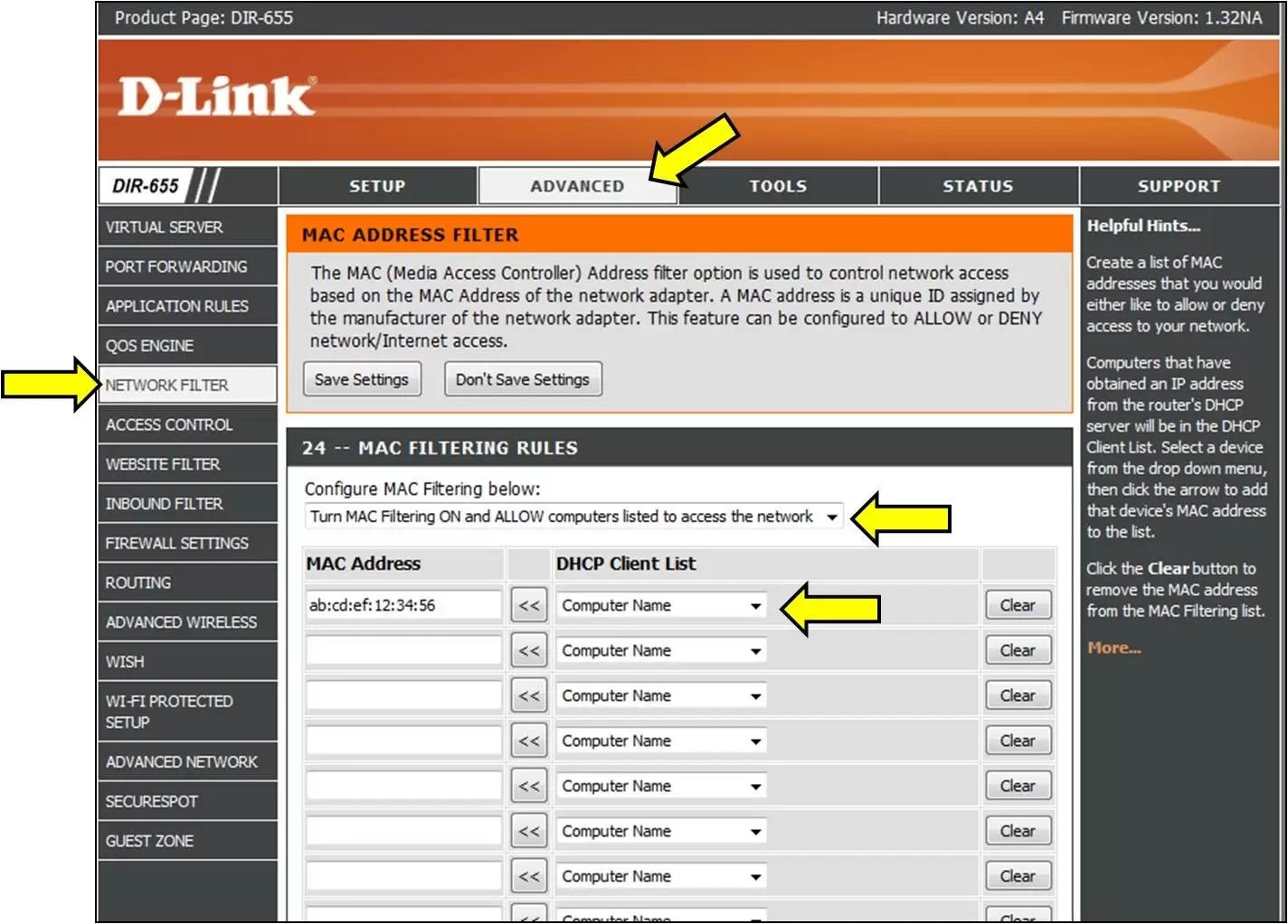 Setup Dlink Router on Mac
