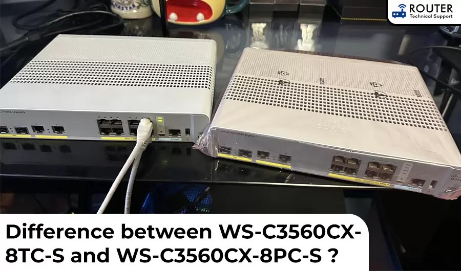 Difference between WS-C3560CX-8TC-S and WS-C3560CX-8PC-S ?