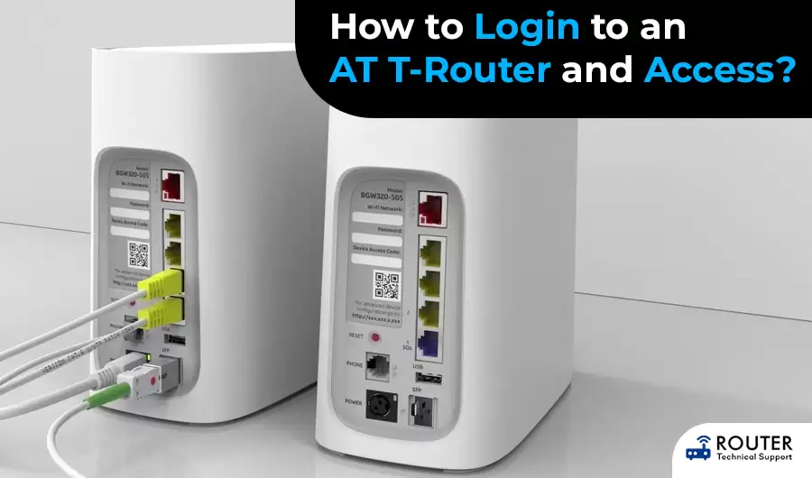 How to Login to an AT T-Router and Access