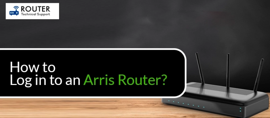 log in to an Arris router