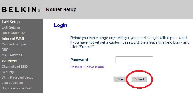 How Do I Put A Password On My Belkin Router So That My