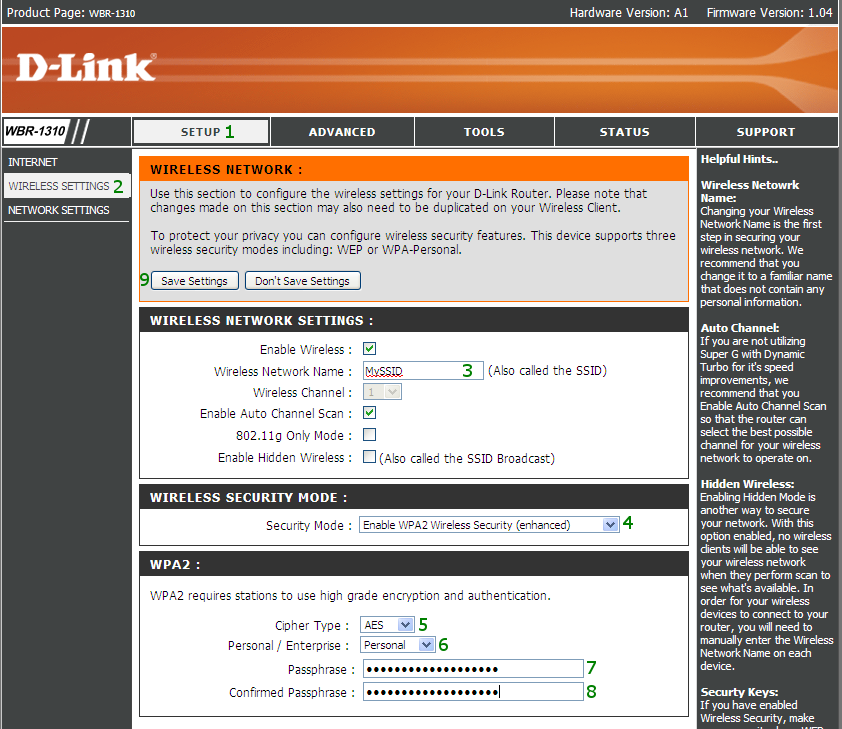 secure d link wireless router