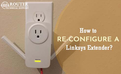 re-configure a Linksys Extender