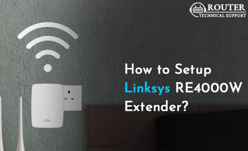 Setup Linksys RE4000W Extender