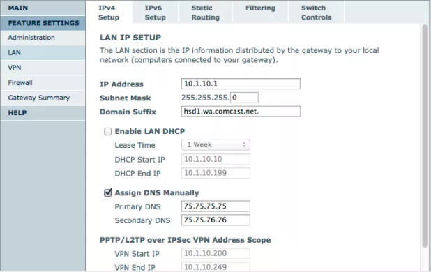 Ethernet speed test