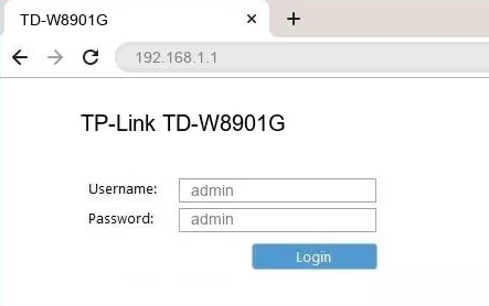 Change Administrative Password on TP-Link ADSL Router