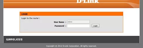 Password on DLink Wireless Router