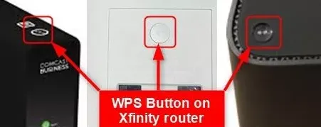 WPS Button on Comcast Router